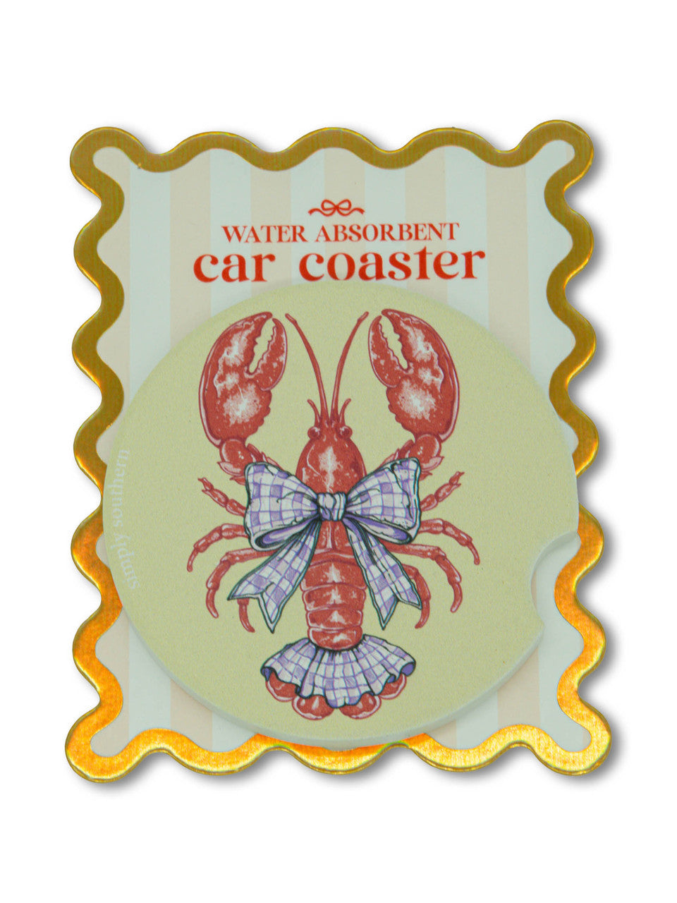 Simply Southern Lobster Car Coaster
