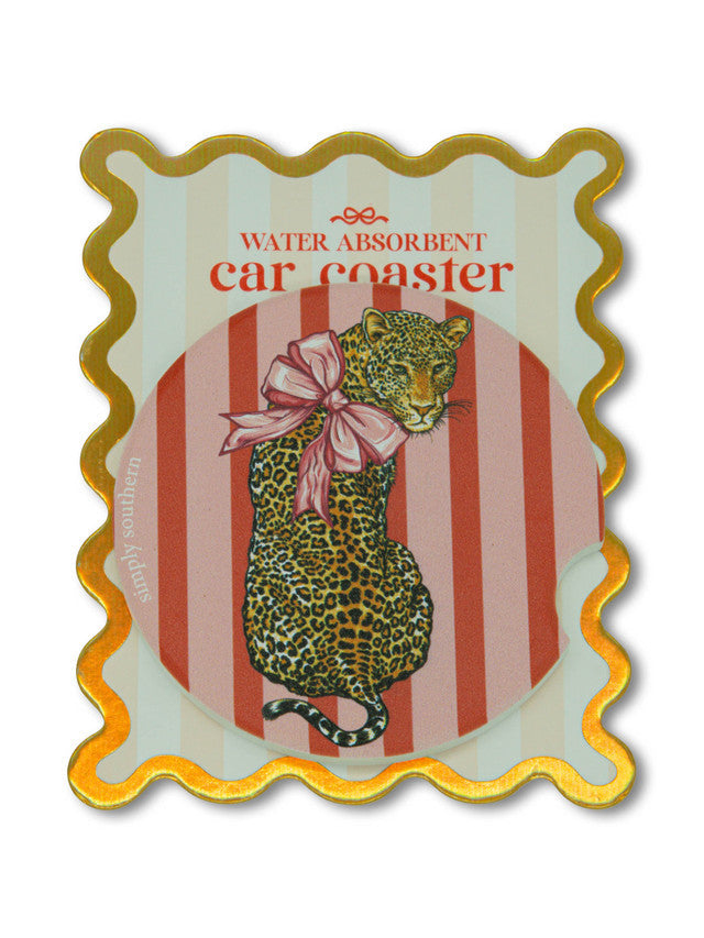 Simply Southern Leopard Car Coaster