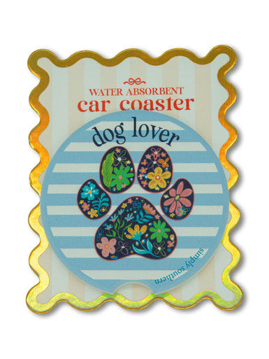 Simply Southern Dog Lover Car Coaster
