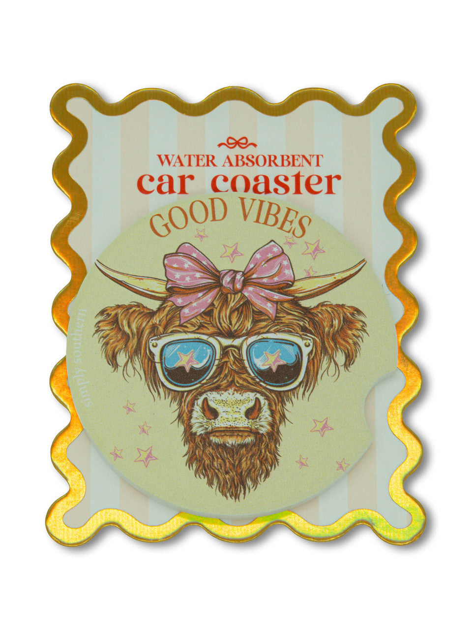 Simply Southern Vibes Car Coaster