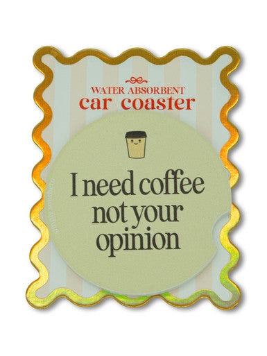 Simply Southern Opinion Car Coaster