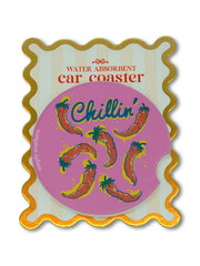 Simply Southern Chili Car Coaster