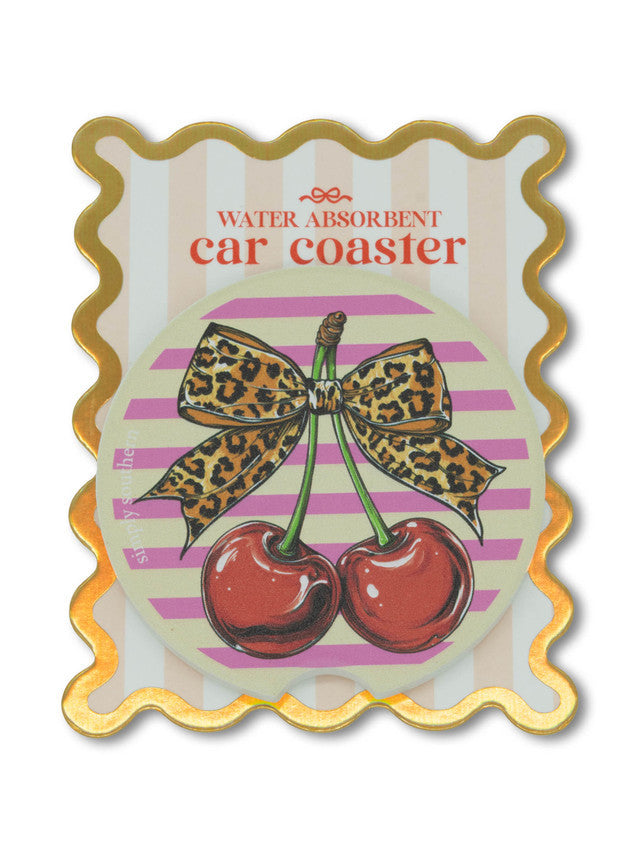 Simply Southern Cherry Car Coaster