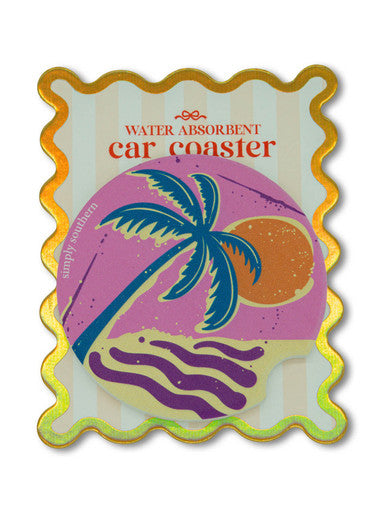 Simply Southern Palm Car Coaster