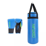 Century Martial Arts Youth Punching Bag & Glove Combo Set - Blue/Green