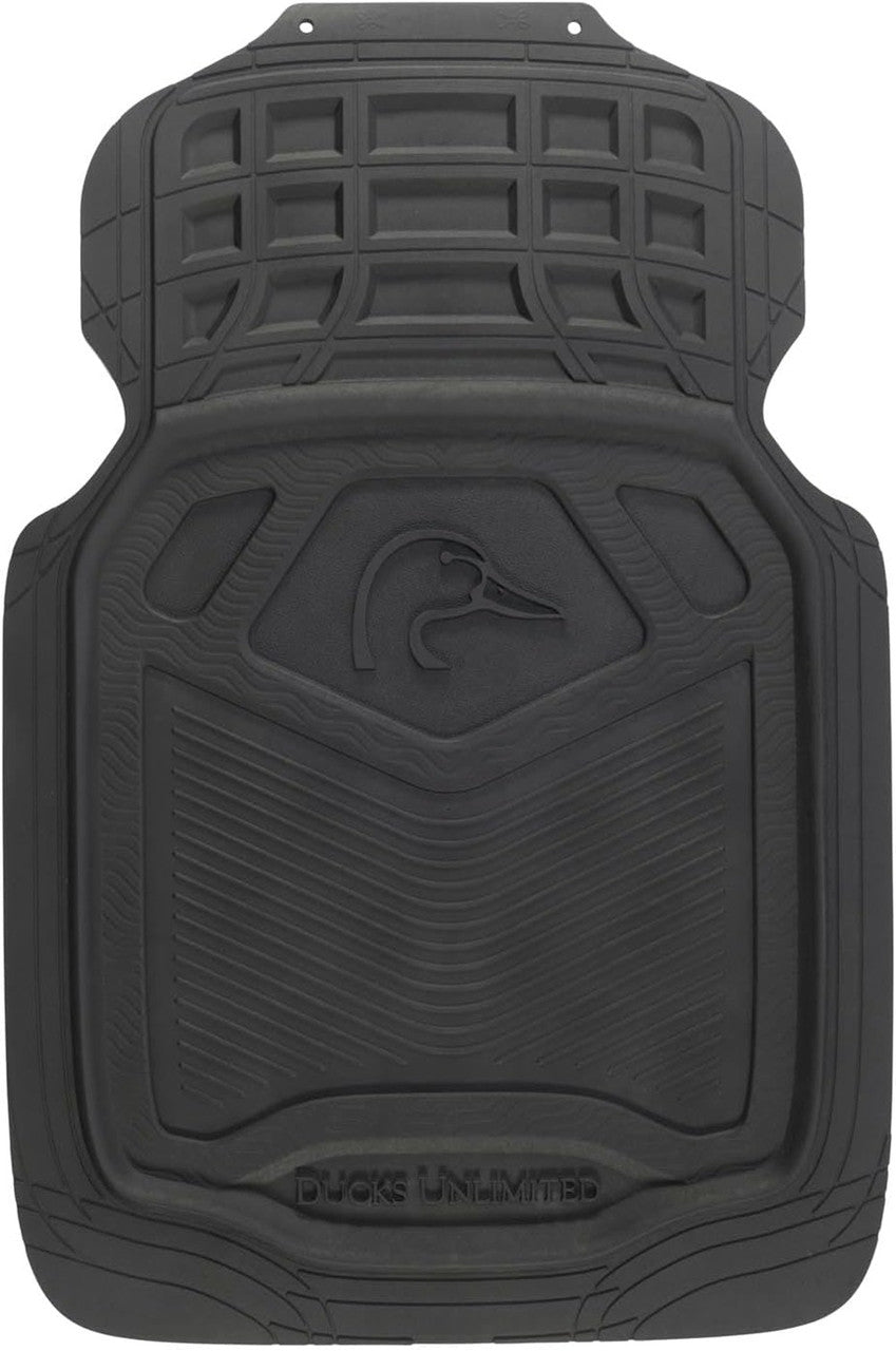 Ducks Unlimited Solo Duckhead Front Floor Mat Set - Black