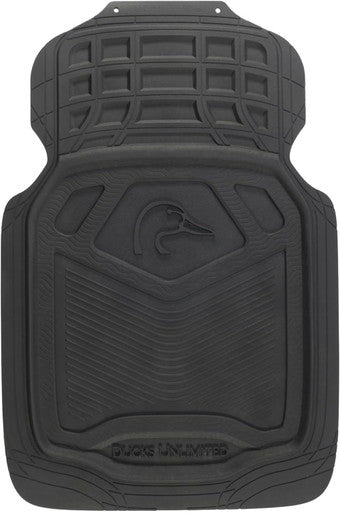 Ducks Unlimited Solo Duckhead Front Floor Mat Set - Black