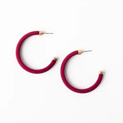 Michelle McDowell Amanda Garnet & Black Earrings