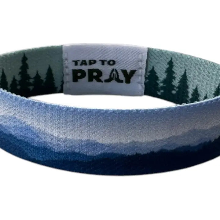 Tap To Pray Medium Wristbands - Mountains & Forests