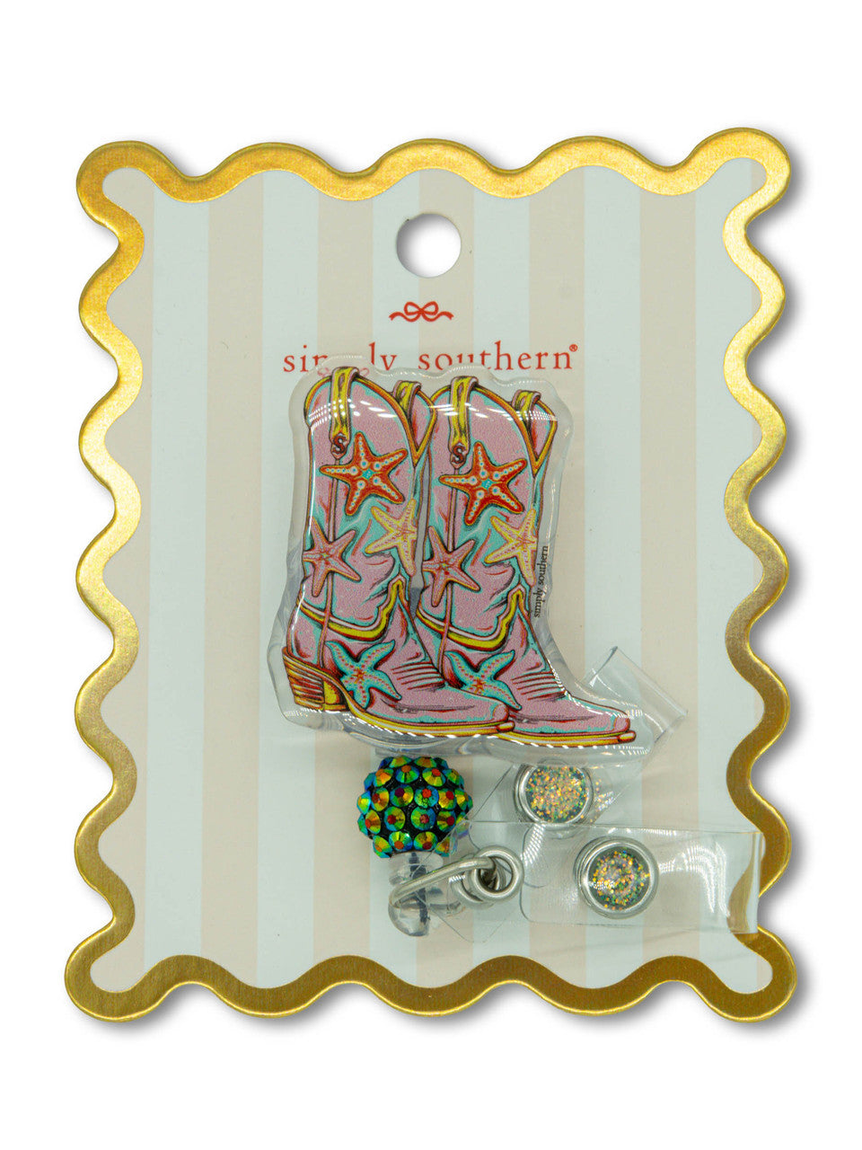 Simply Southern Badge Reel - Boot