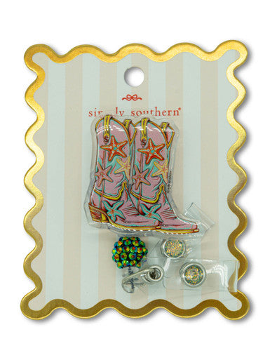 Simply Southern Badge Reel - Boot