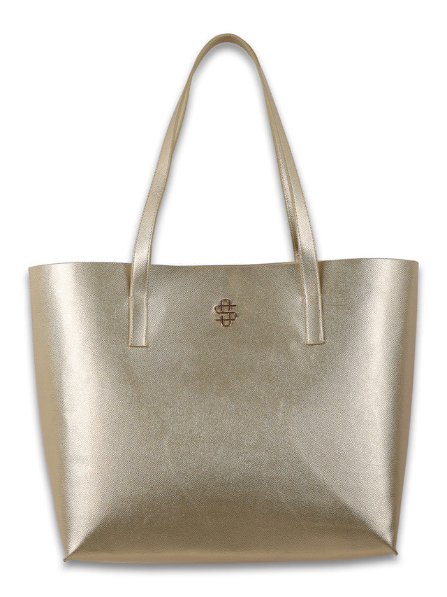Simply Southern Gold Leather Tote