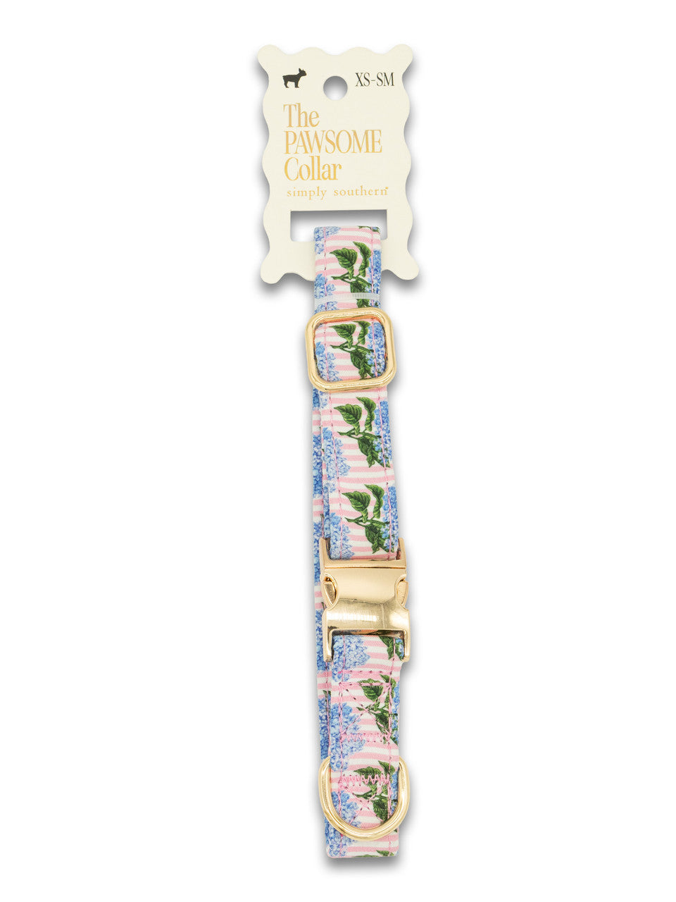 Simply Southern Pet Collar - Hydrangea Stripe