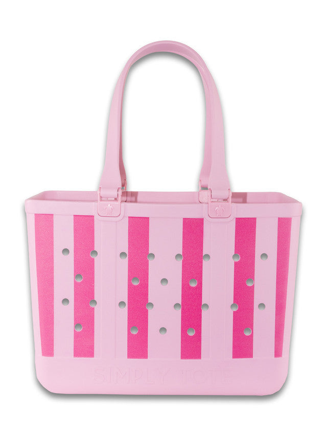 Simply Southern Simply Tote - Stripe Berry