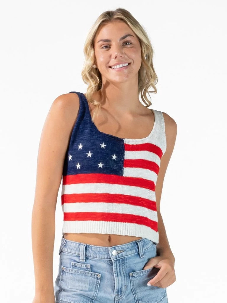 Simply Southern Women's USA Tank Top
