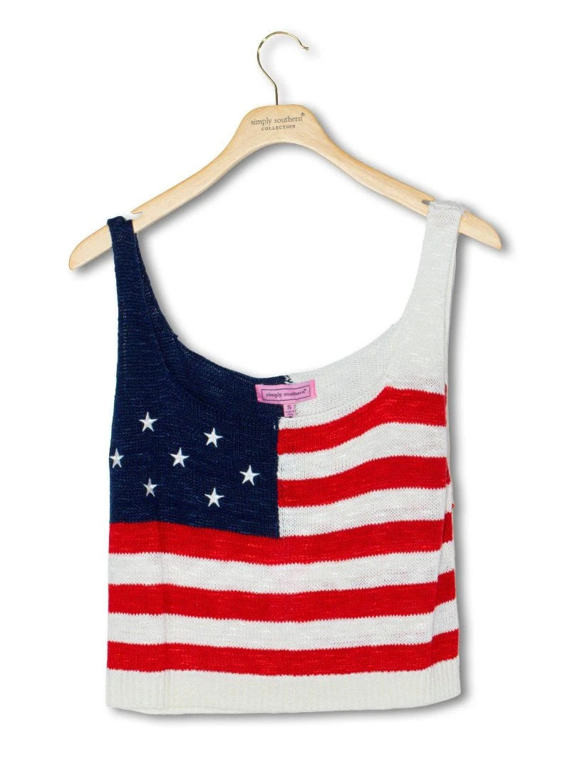 Simply Southern Women's USA Tank Top