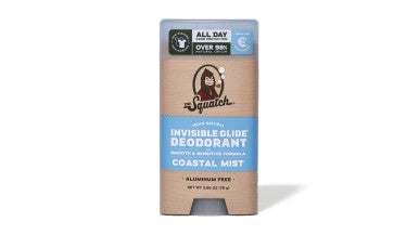 Dr. Squatch Invisible Glide Deodorant Coastal Mist