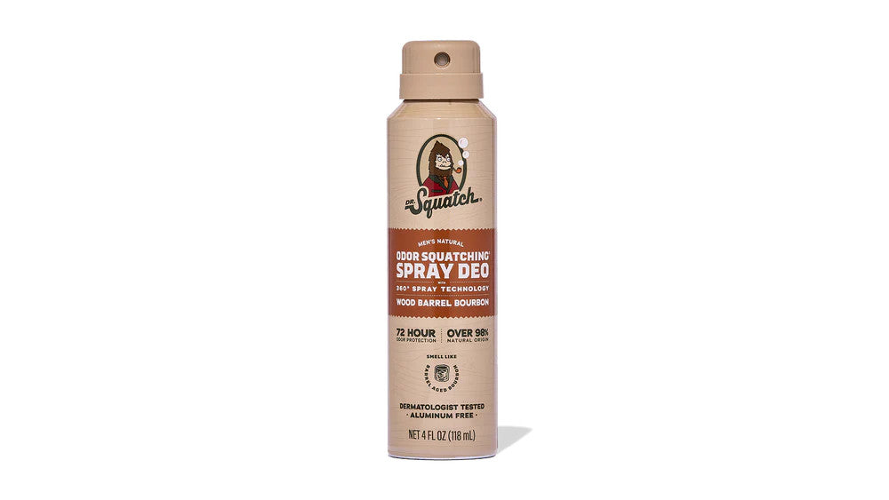 Dr. Squatch Spray Deodorant Wood Bourbon Barrel