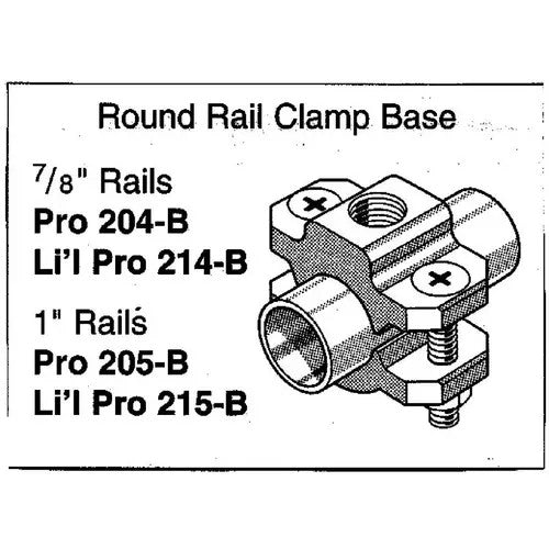 Driftmaster Li'l Pro Round Rail Base