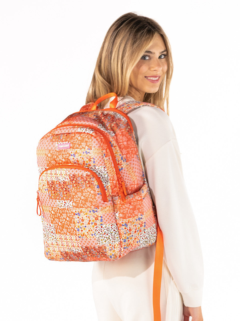 Simply Southern School Backpack - Quilted Flower