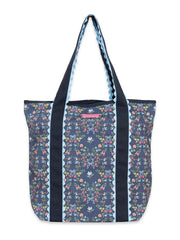 Simply Southern Scalloped Tote - Ribbon Flower
