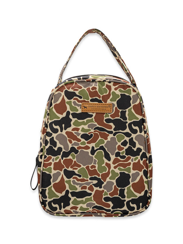 Simply Southern Men's School Lunch Bag - Dark Camo