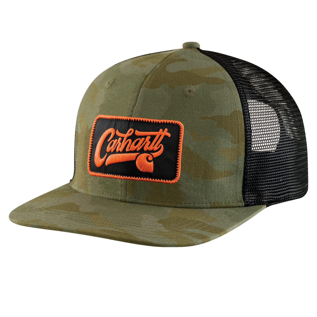 Carhartt Men's Ripstop Mesh Back Army Green Camo Cap