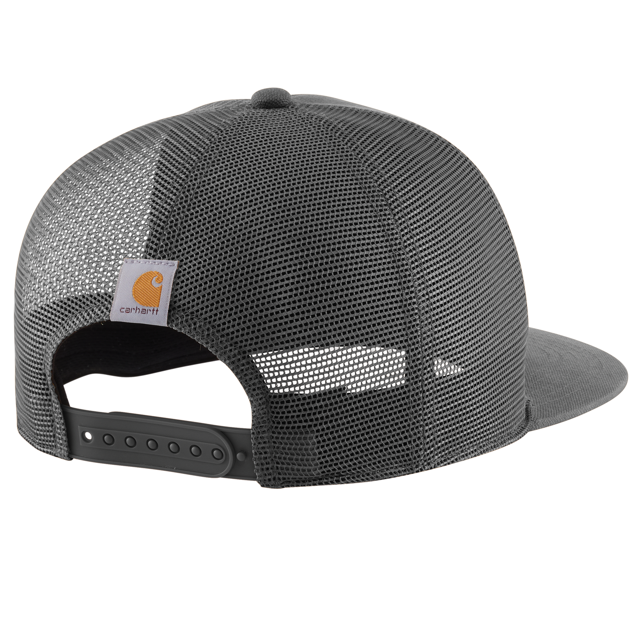 Carhartt Men's Washed Duck Flat Brim Eagle Graphic Cap - Gravel