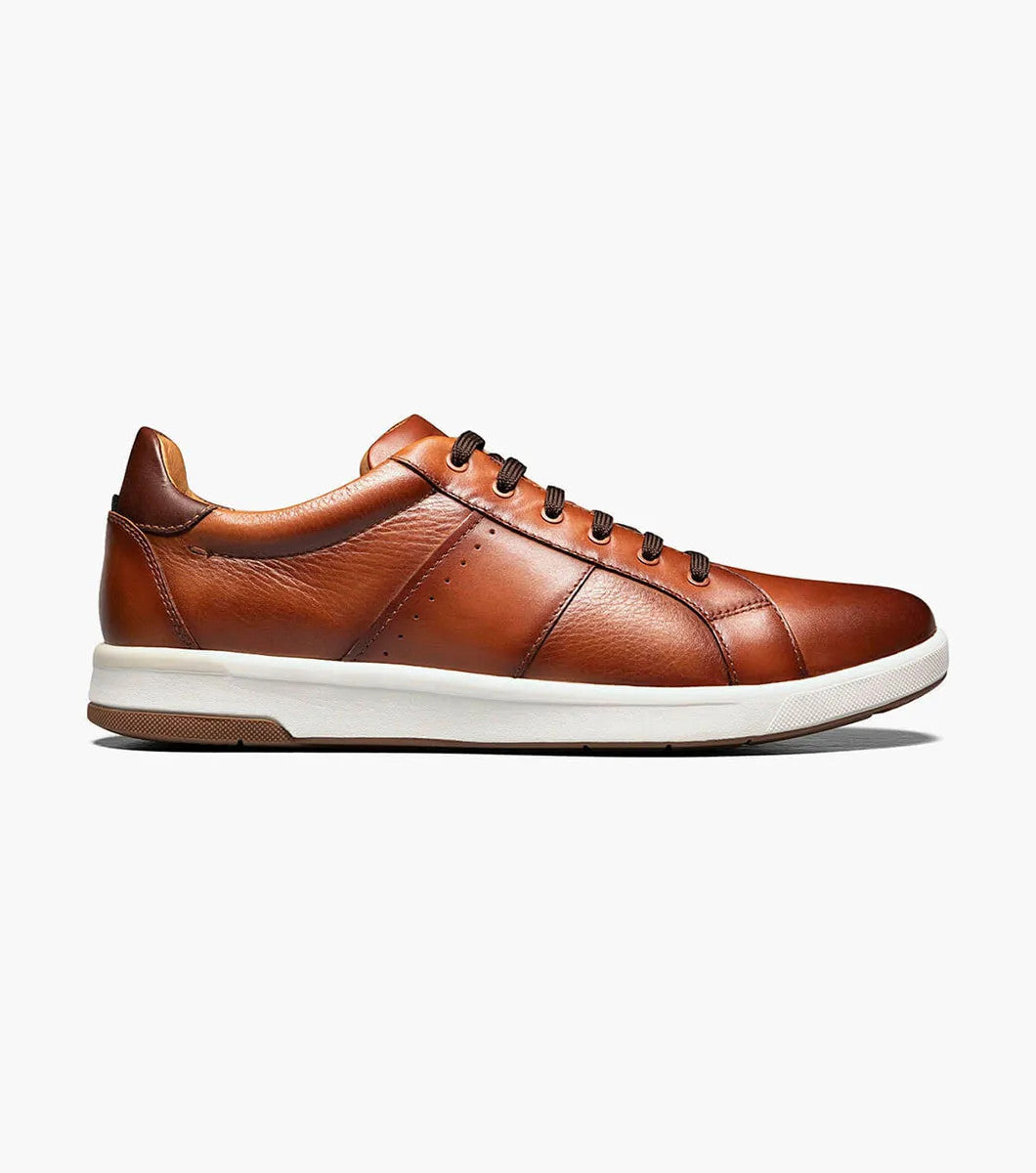 Florsheim Crossover Lace To Toe Sneaker - Cognac
