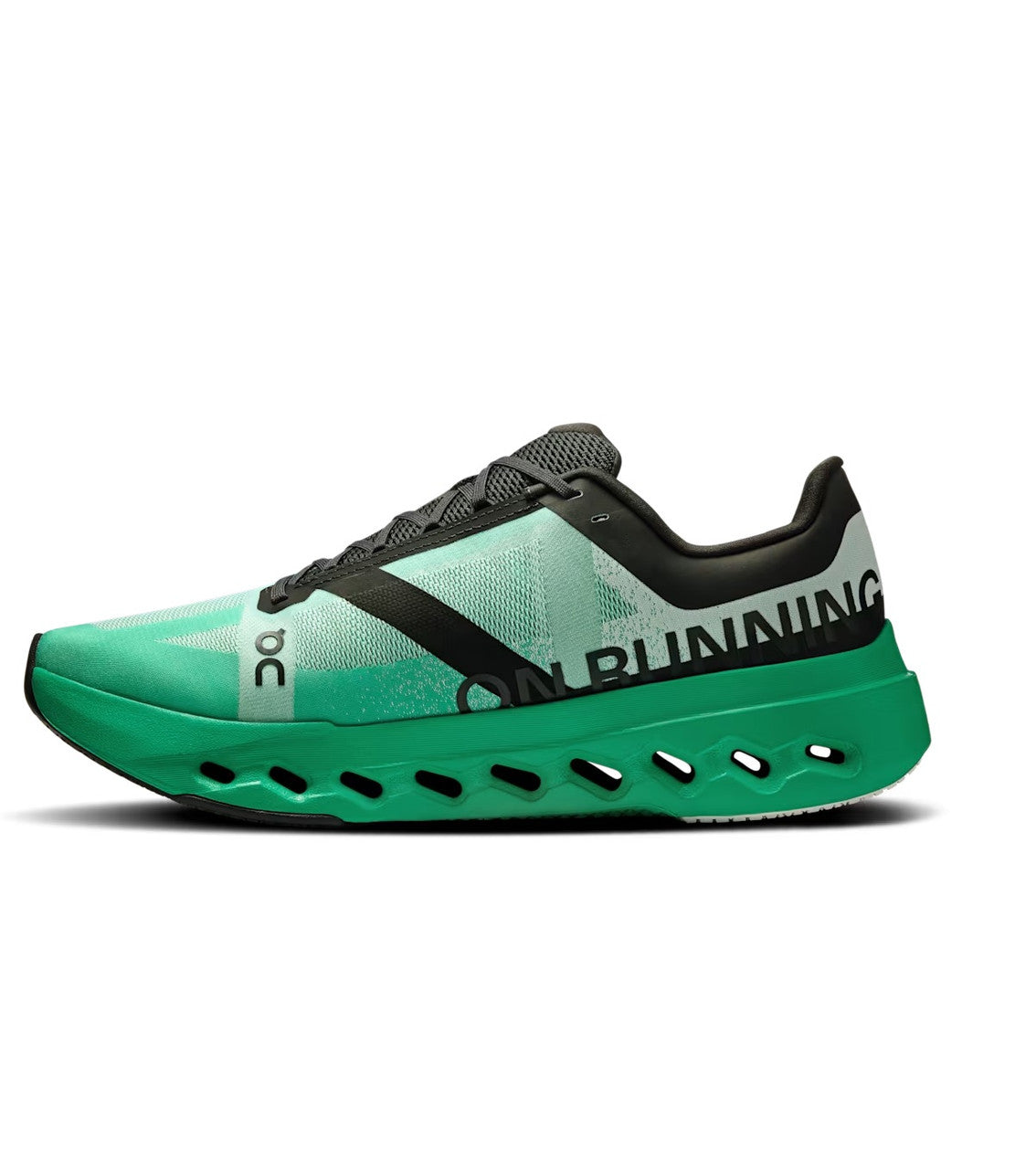 On Men's Cloudsurfer Next Running Shoes - Mint/Black