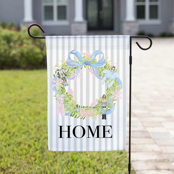 The Navy Knot Merry Christmas Home Wreath Garden Flag