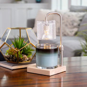 Candle Warmers Silver Hobnail Candle Warmer Lamp