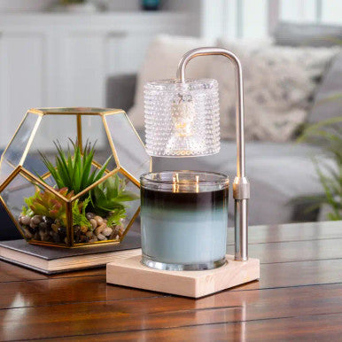 Candle Warmers Silver Hobnail Candle Warmer Lamp