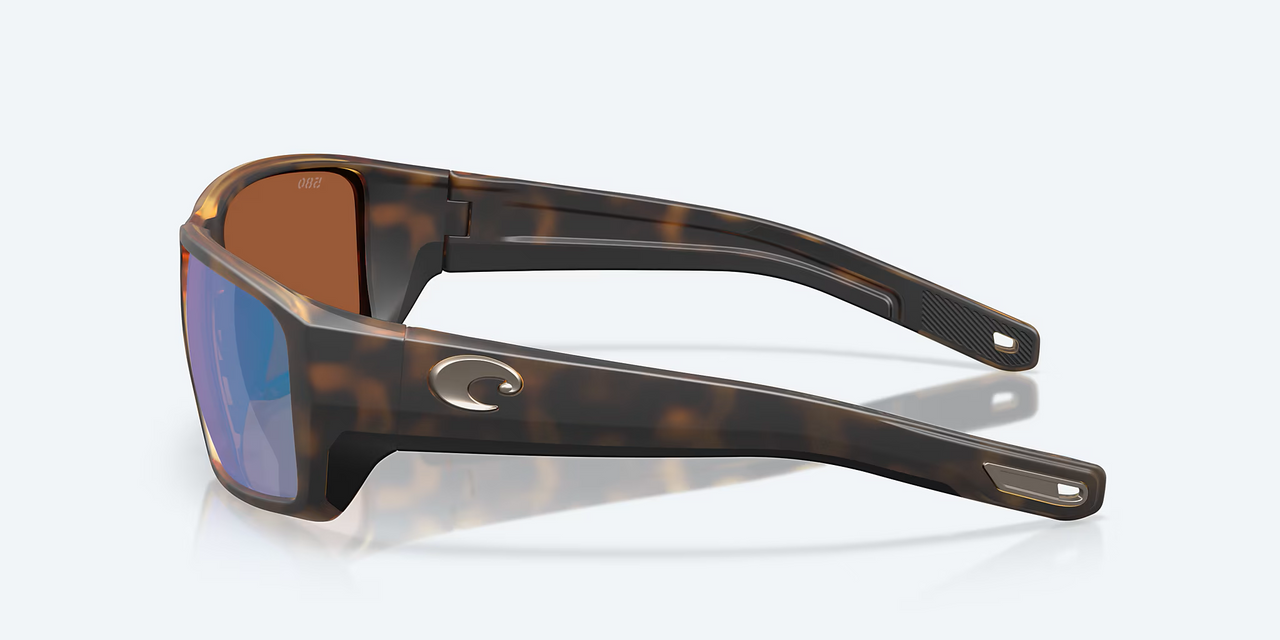 Costa Del Mar Fantail Pro Polarized Sunglasses Matte Tortoise/Green Mirror