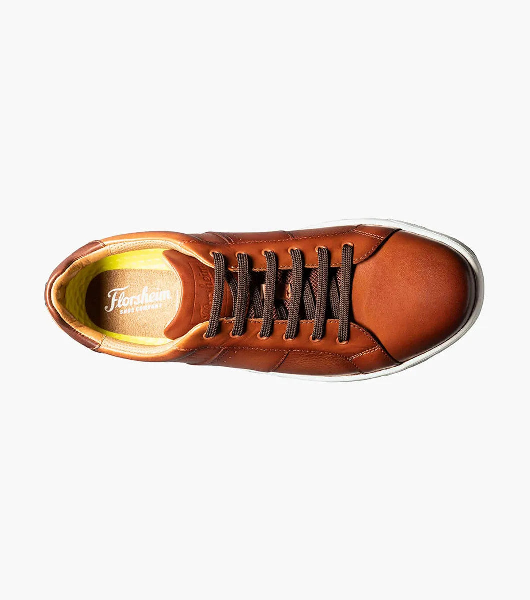 Florsheim Crossover Lace To Toe Sneaker - Cognac