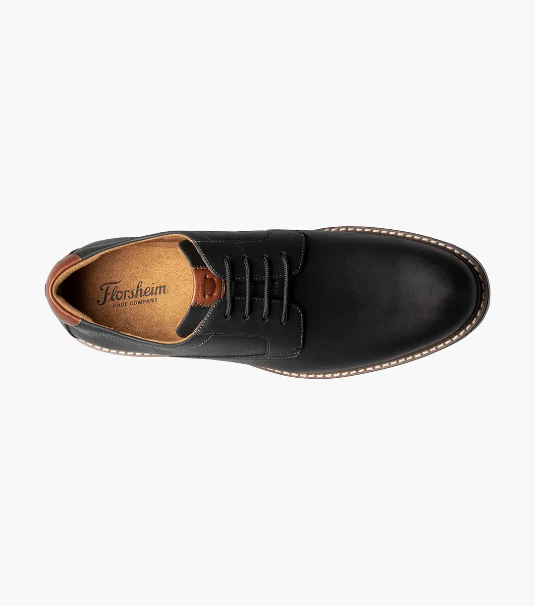 Florsheim Norwalk Plain Toe Oxford - Black