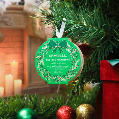 Spongelle Sweet Ambrosia Holiday Wreath Body Buffer