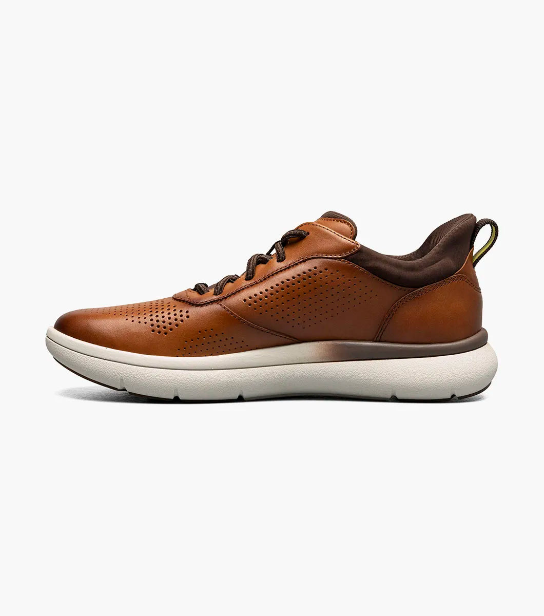 Florsheim Men's Fleet Perf Toe Elastic Lace Sneaker