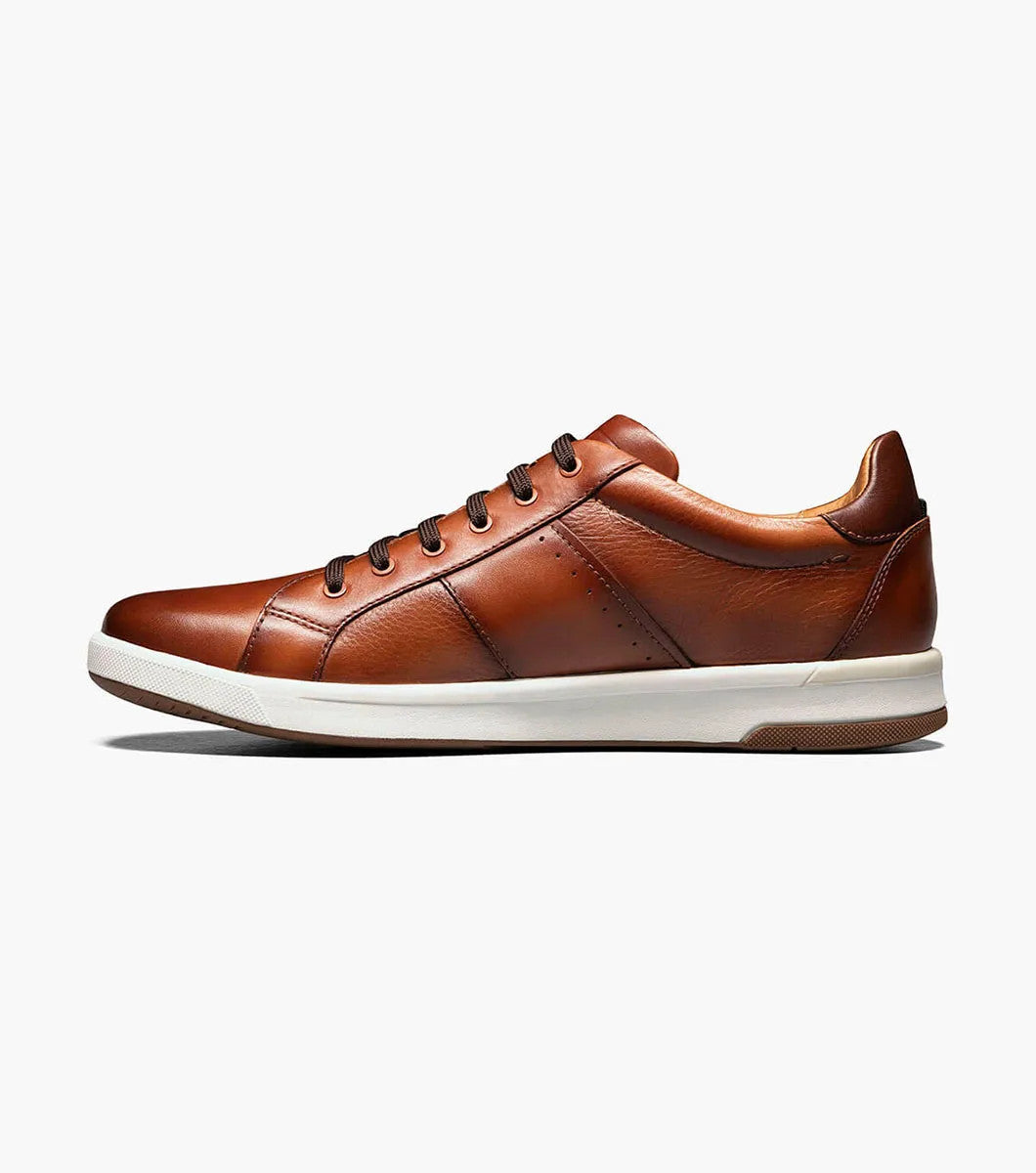 Florsheim Crossover Lace To Toe Sneaker - Cognac