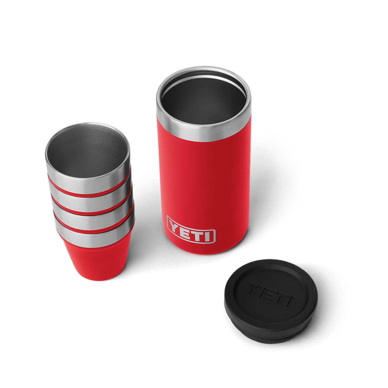 Yeti Shot Glasses with Carrying Case - Rescue Red