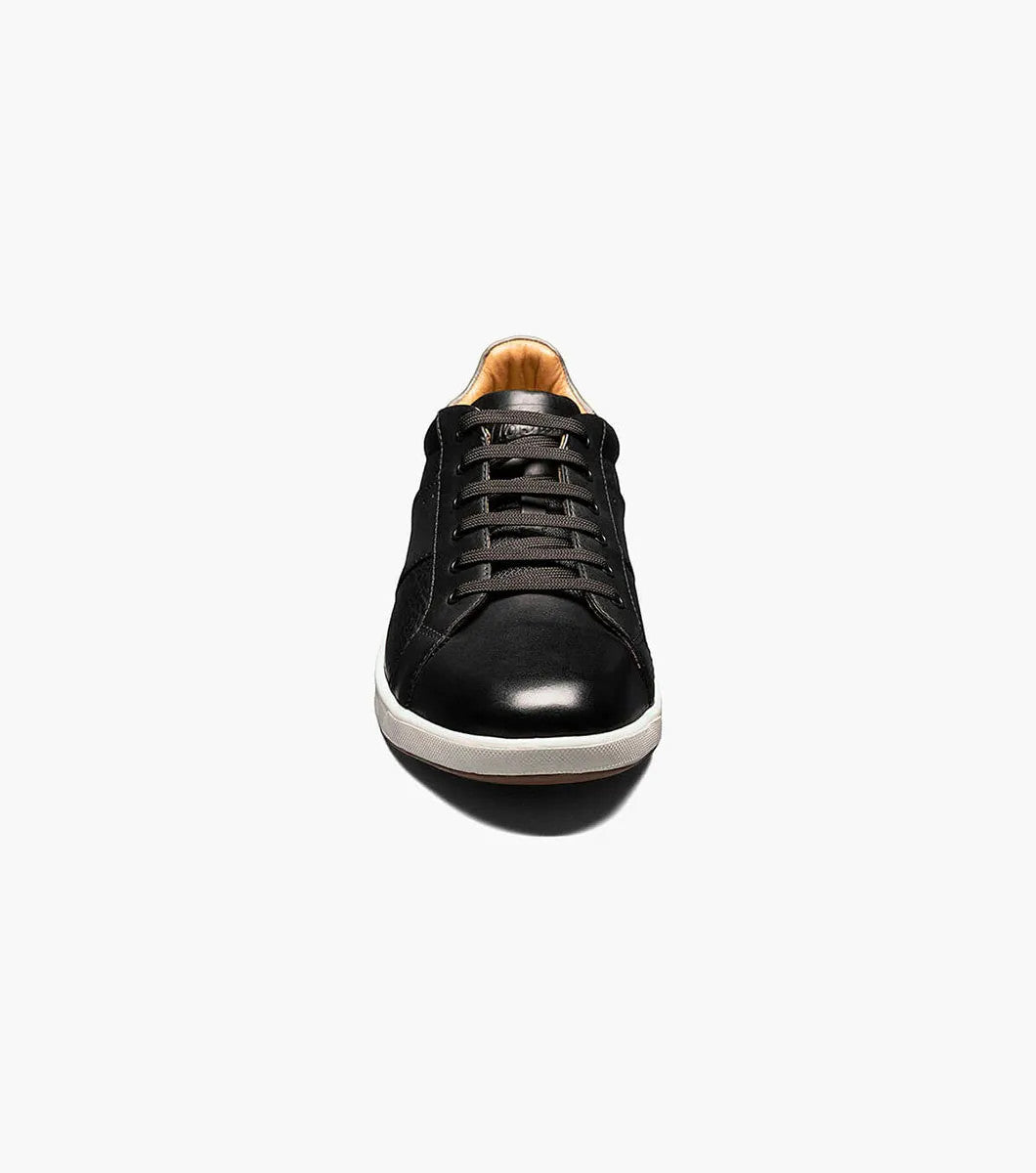 Florsheim Men's Crossover Lace To Toe Sneaker - Black