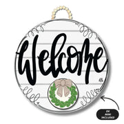 DK Designs Shiplap "Welcome" Hanger + Mini