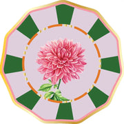 Sophistiplate Dahlia Garden Wavy Paper Dinner Plate/8pkg