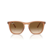 Ray-Ban Square Sunglasses – Transparent Brown/Brown