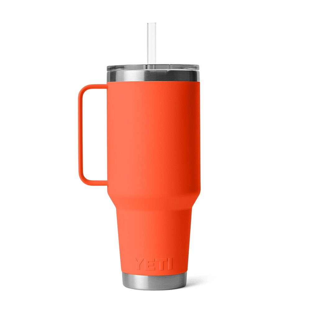 Yeti Rambler 42oz Straw Mug - Papaya