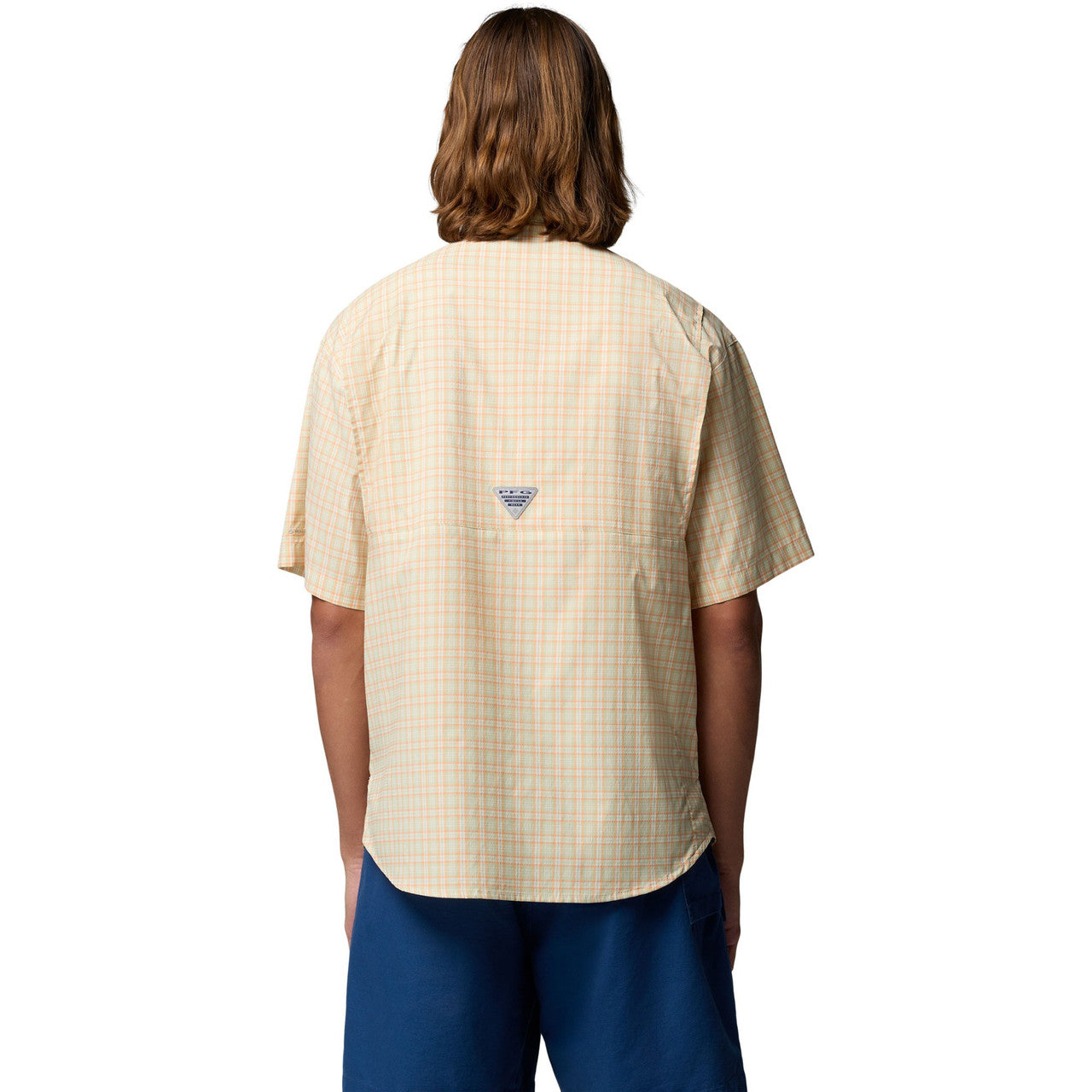 Columbia Men's PFG Super Tamiami Short Sleeve  - Serpentine Coasting Plaid