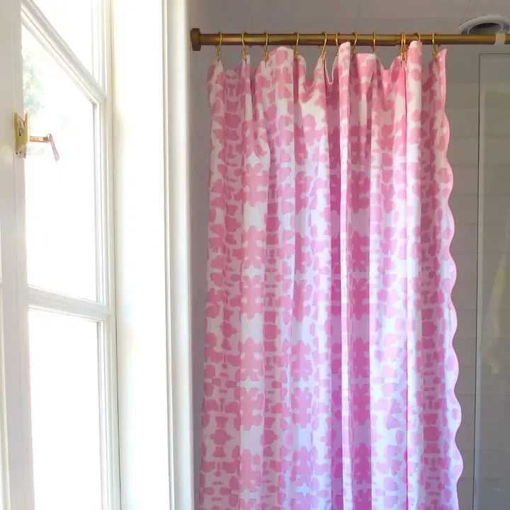 Laura Park Chintz Pink Shower Curtain