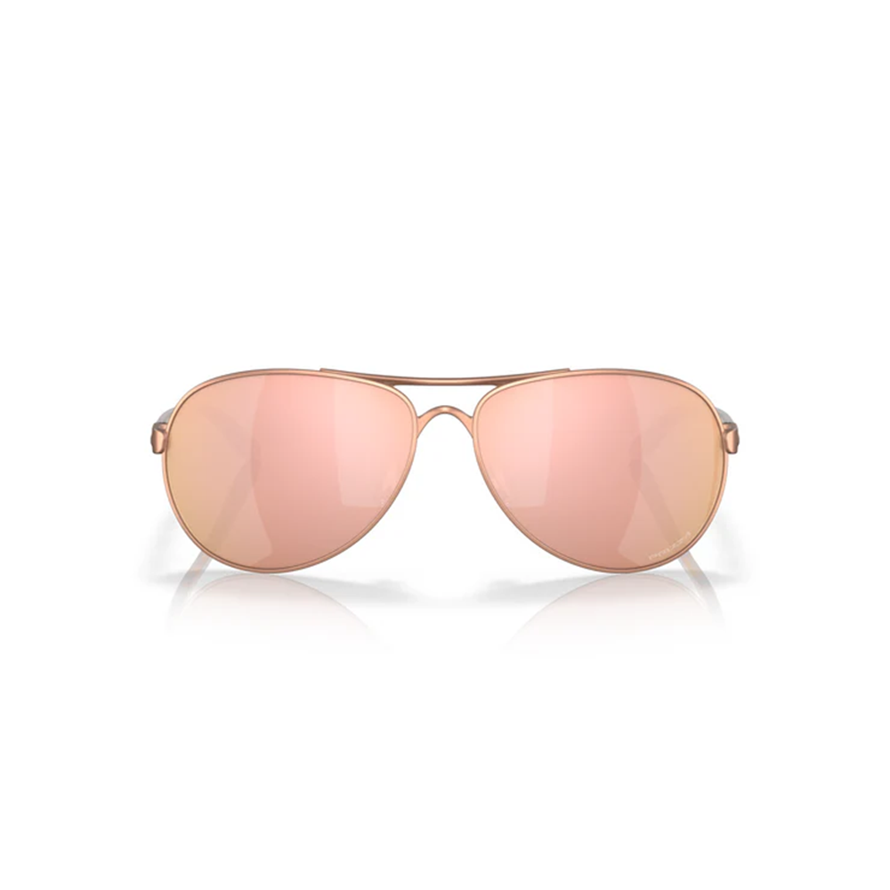 Oakley Feedback Aviator Sunglasses – Satin Rose Gold/Prizm Rose Gold