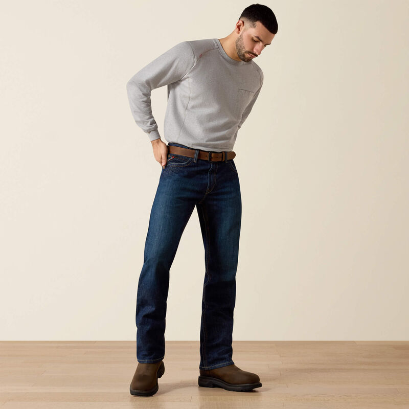 Ariat Men's FR M4 Relaxed Basic Boot Cut Jean