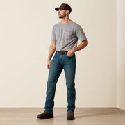Ariat Men's Rebar M4 Relaxed DuraStretch Basic Boot Cut Jean - Carbine